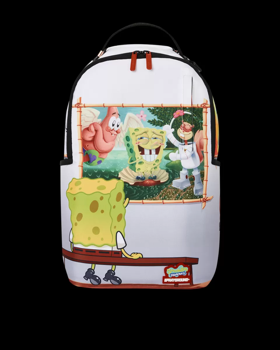 SPRAYGROUND Backpacks*SPONGEBOB ART CRITIC BACKPACK