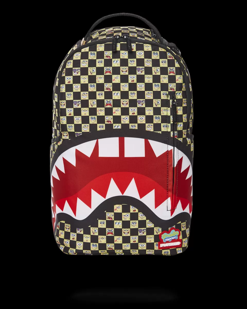 SPRAYGROUND Backpacks*SPONGEBOB CHECKERED BACKPACK (DLXR)