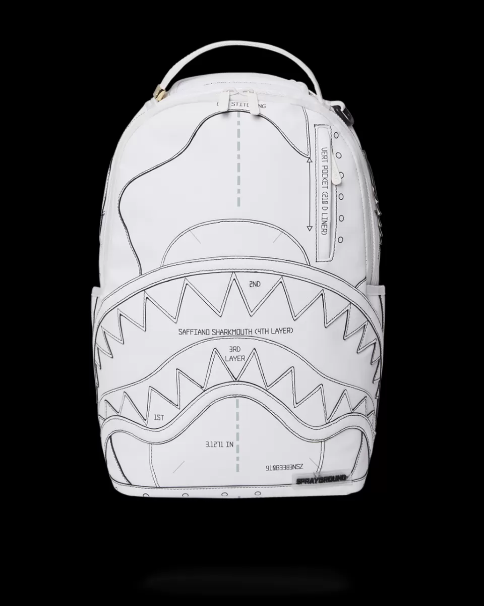 SPRAYGROUND Backpacks*TECHNICAL CUT & SHARK BACKPACK (DLXV)