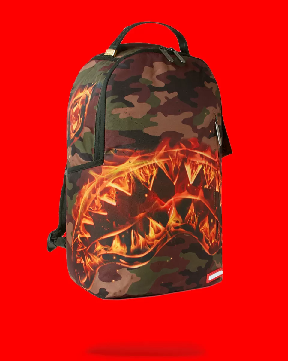 SPRAYGROUND Backpacks*THE LIL TJAY BURNER SHARK DLX BACKPACK