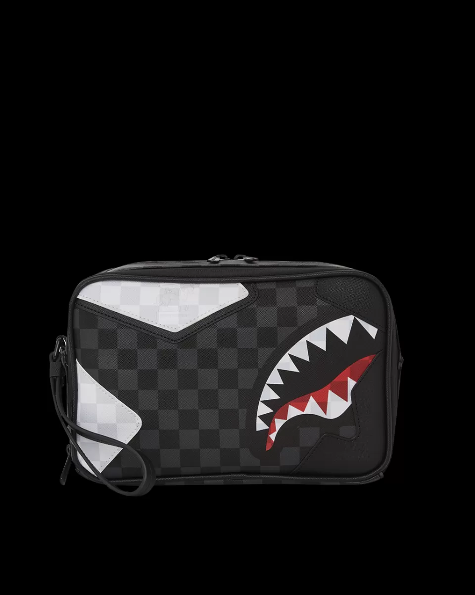 SPRAYGROUND Toiletries Aka Money Bags*TRIPLE DECKER HEIR TO THE THRONE TOILETRY BAG