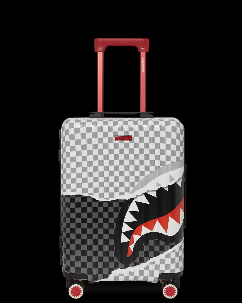 SPRAYGROUND Carry-On Luggage*UNSTOPPABLE ENDEAVORS SHARKNAUTICS HARDSHELL CARRY-ON LUGGAGE