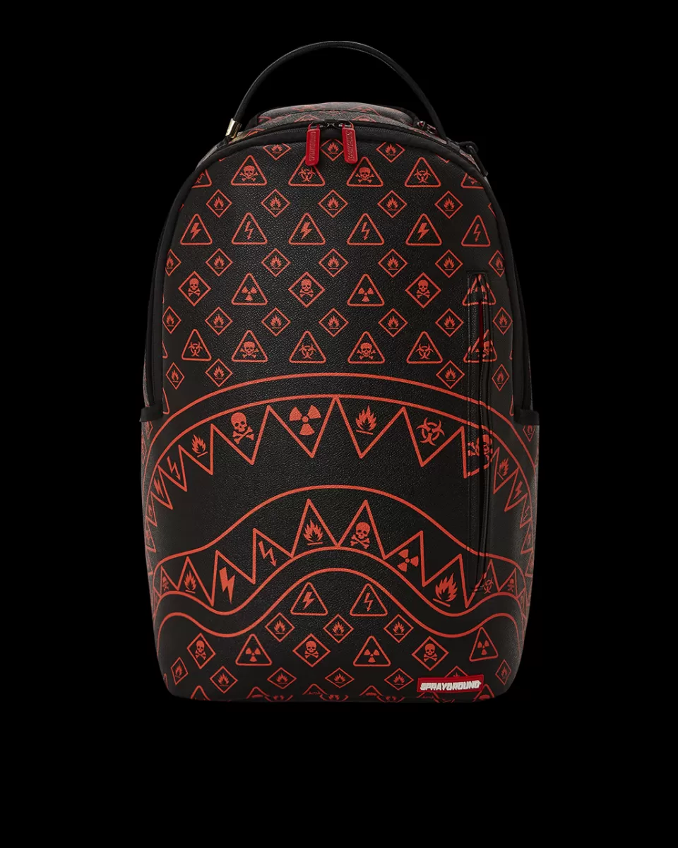 SPRAYGROUND Backpacks*YOU BEEN WARNED BACKPACK (DLXV)